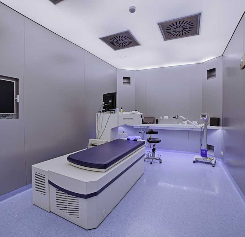 Sala operatoria clinica Vista Clinica Roma